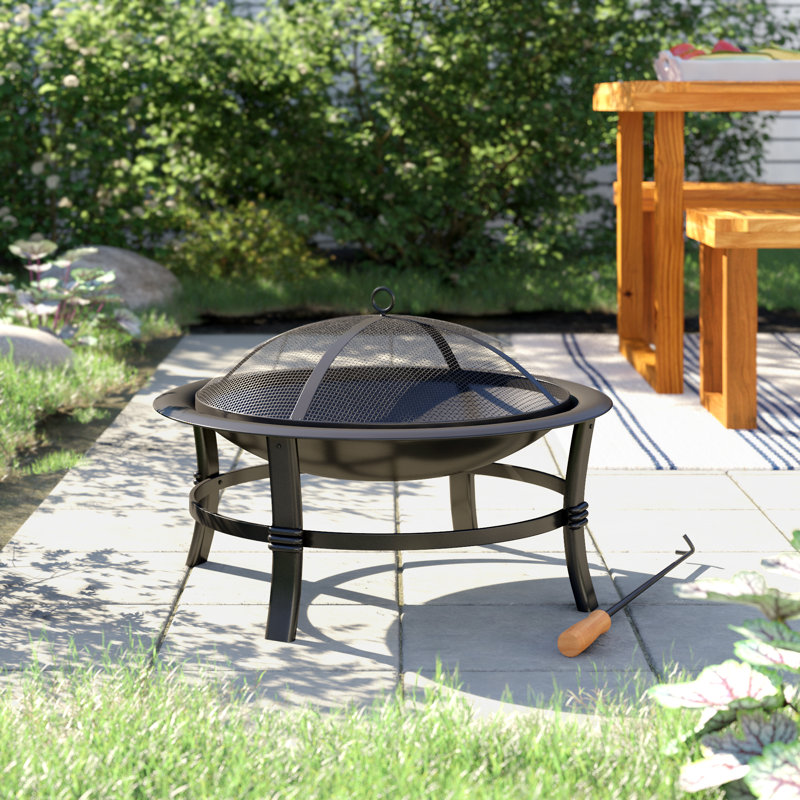 Sol 72 Outdoor Kling Steel Wood Burning Fire Pit & Reviews Wayfair.co.uk